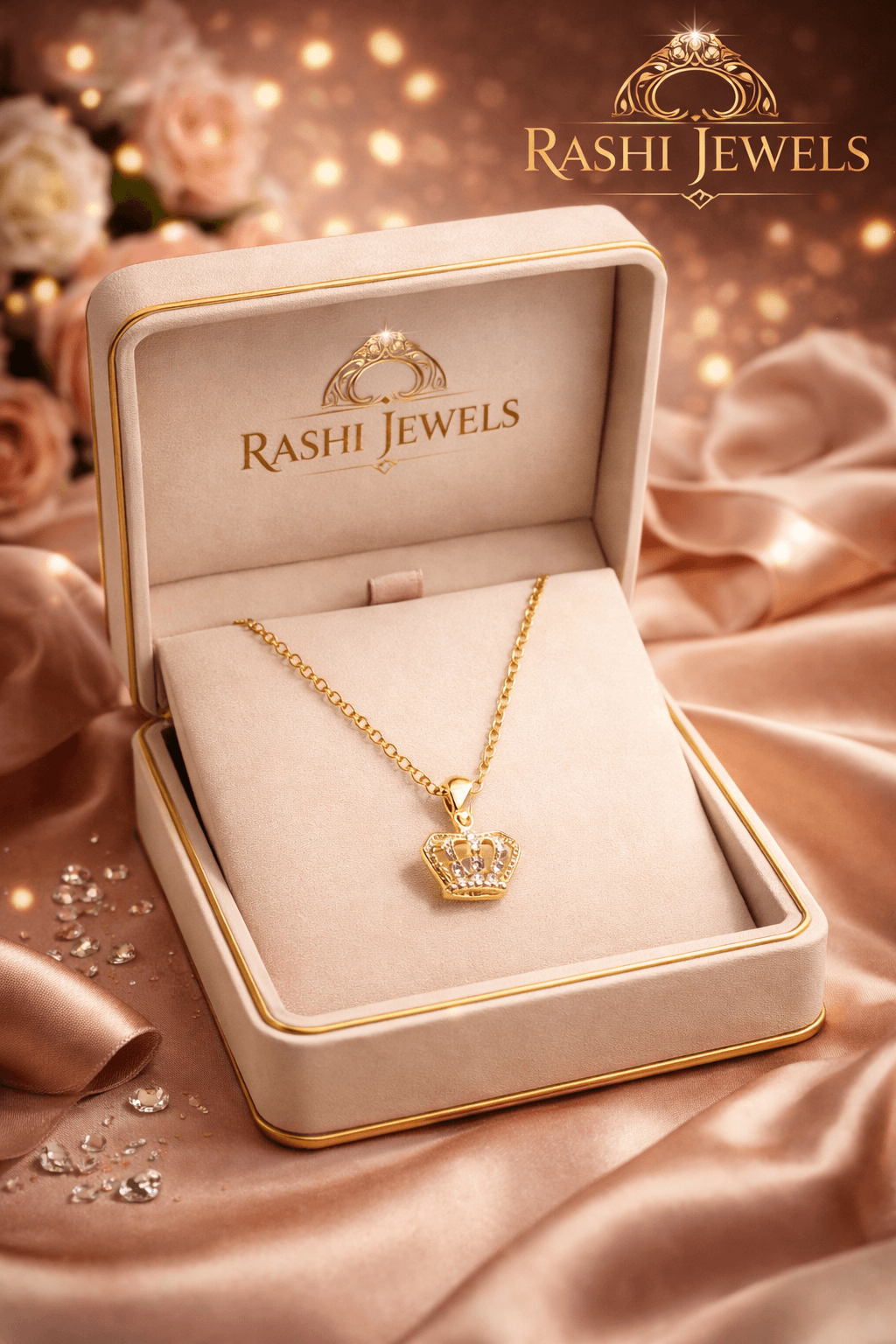 Zircon Pendant Necklace — image 1